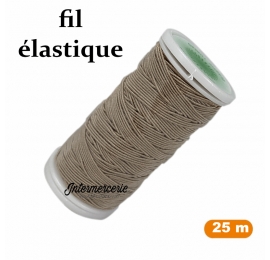 Fil à coudre élastique Beige