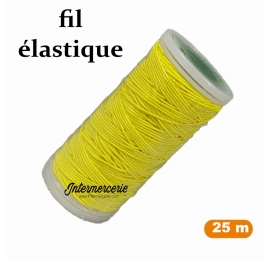 Fil à coudre élastique Jaune