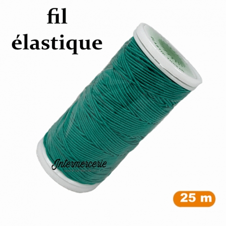 Fil à coudre élastique Vert