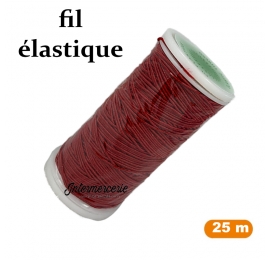 Fil à coudre élastique Rouge