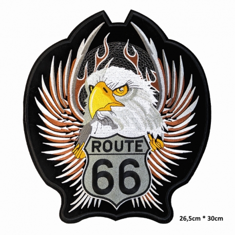 Écusson tête d'aigle route 66