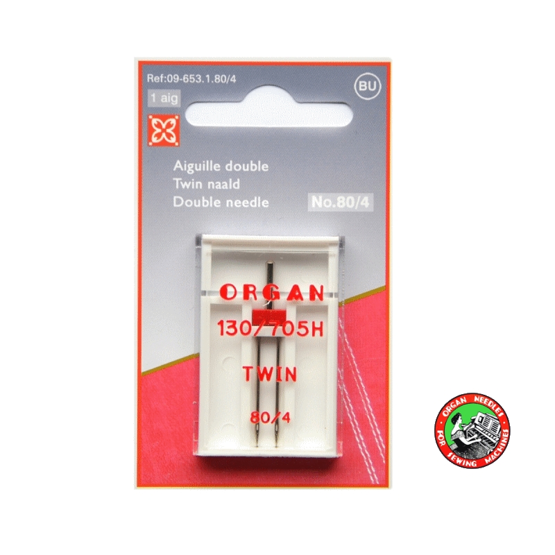 Aiguilles Doubles Pour Machine à Coudre - Lot De 3 (tailles 2, 3 Et 4 Mm) - Acier Inoxydable, Pour Points Décoratifs Bicolores