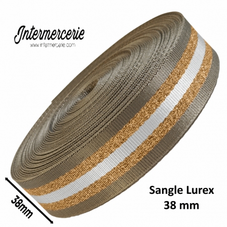 Sangle Beige et Lurex