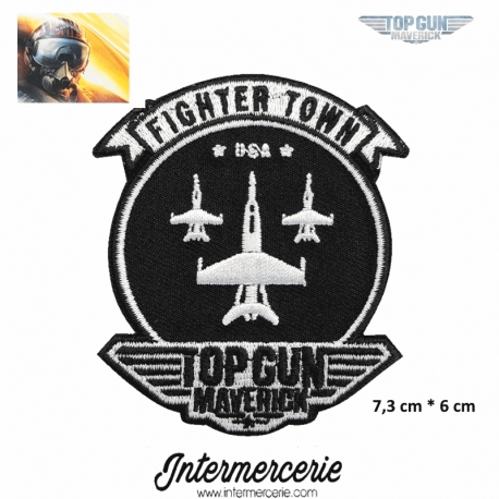 Ecusson Top gun Fighter town