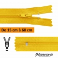 Fermeture 15cm : les jaunes et oranges pour jupes et pantalons
