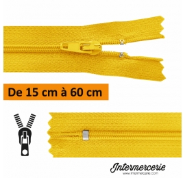 Fermeture 15cm : les jaunes et oranges pour jupes et pantalons