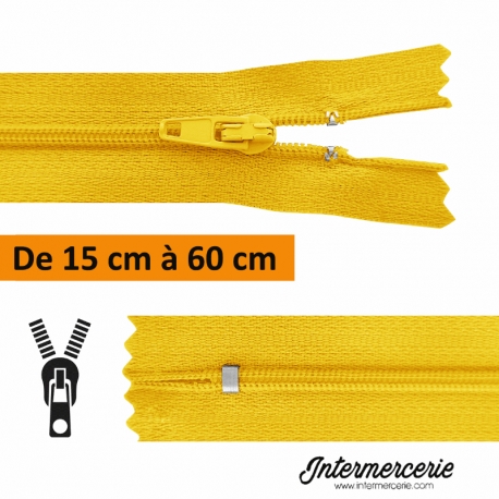 Fermeture 15cm : les jaunes et oranges pour jupes et pantalons