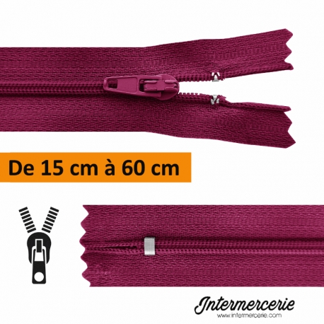Fermeture Begonia , jupe, robe, pantalon 15 à 60 cm