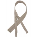 Fermeture séparable injecté beige foncé