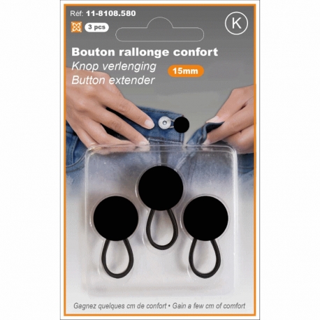 Boutons rallonges conforts sans couture