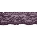 Dentelle élastique de 55 mm de large. Coloris Violet.