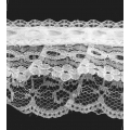 Dentelle triple Blanche