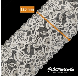 Dentelle nylon 120 mm Ecru