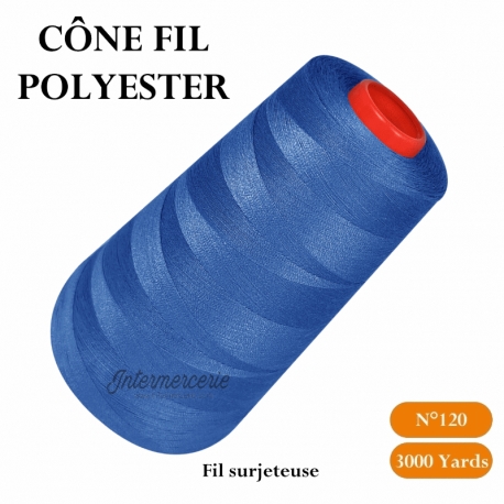 Cône 3000 yards 918 Bleu Roi