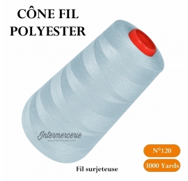 Cône 3000 yards 542 Bleu ciel