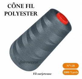 Cône 3000 yards 578 Gris amiante