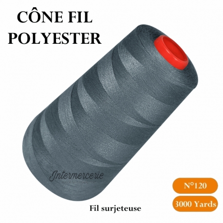 Cône 3000 yards 578 Gris amiante