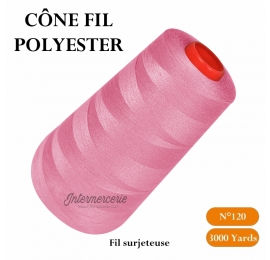Cône 3000 yards 815 Rose surinam