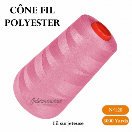 Cône 3000 yards 815 Rose surinam