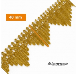 Galon lurex doré 4cm