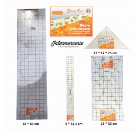 Règles patchwork droites et triangulaires
