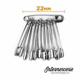 Epingles de sûreté 22 mm 