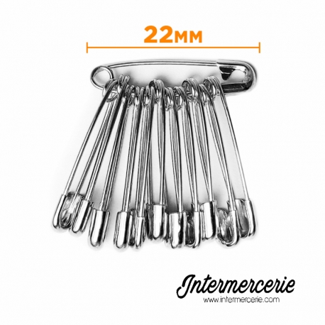 Epingles de sûreté 22 mm 