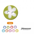 Bouton Petite fleur Vert anis