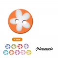 Bouton Petite fleur Orange