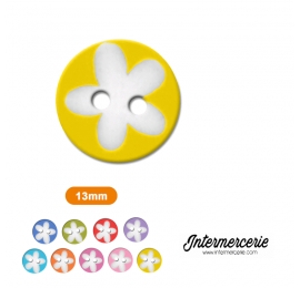 Bouton Petite fleur Jaune