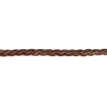 Galon lurex Or et rouge 8 mm