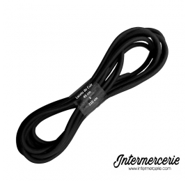 Paire de Lacets de cuir noir de 45 cm à 210 cm