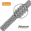 Galon argenté chanel 15 mm