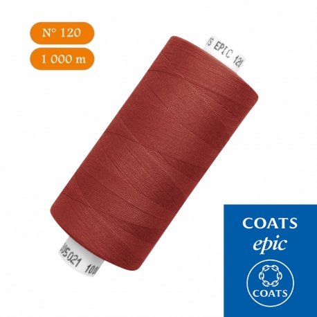 Fil polyester Coats Brique