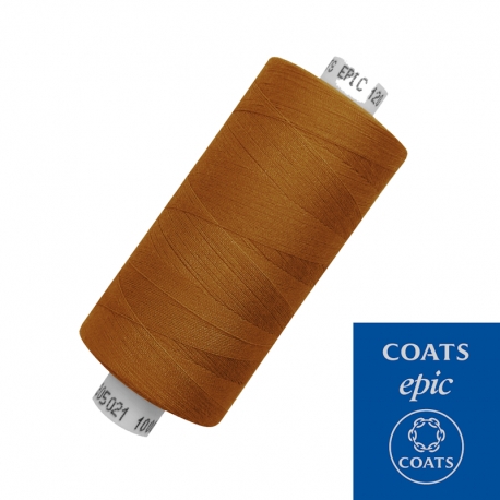 Fil polyester Coats Camel