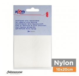 Pièce autocollante pour réparation textile Blanc