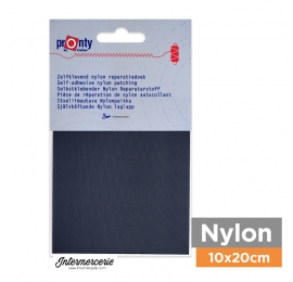 Pièce autocollante pour réparation textile Marine