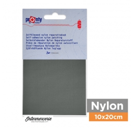 Pièce autocollante pour réparation textile Gris