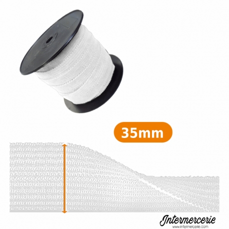 Tresse acrylique blanc