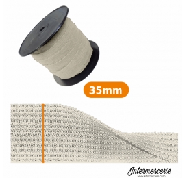 Ganse acrylique écru