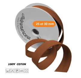 Sangle coton Havane