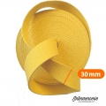 Sangle 30mm coton Jaune