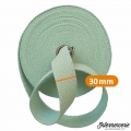 Sangle 30mm coton Vert nyl