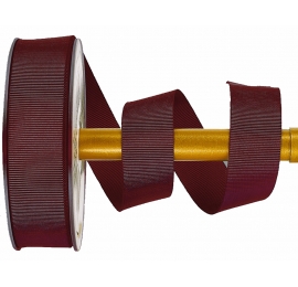 Ruban de gros grain Bordeaux