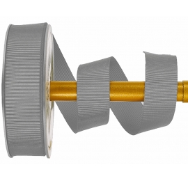 Ruban de gros grain gris clair