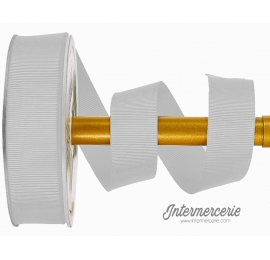 Ruban de gros grain gris clair