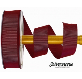 Ruban de gros grain Bordeaux