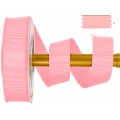 Ruban de 25 mm Gros grain Rose Pastel