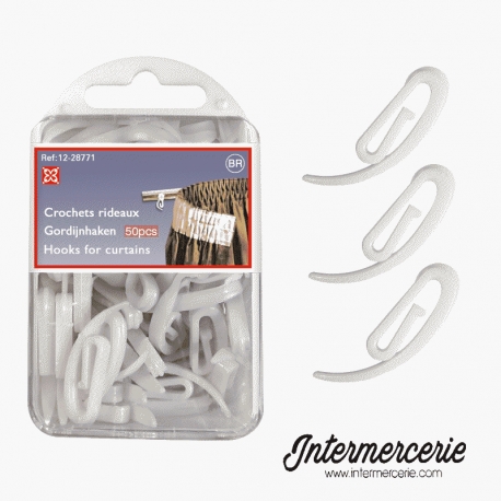 Crochets pour rideaux