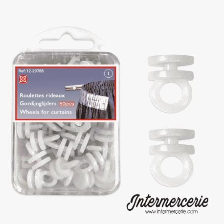 Glisseurs pour barre à rideaux